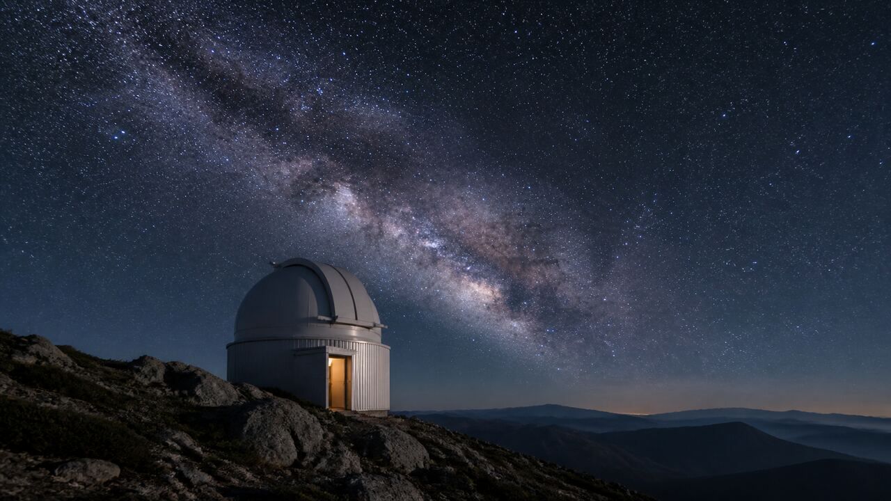 Northstar Observatory beneath the Milky Way